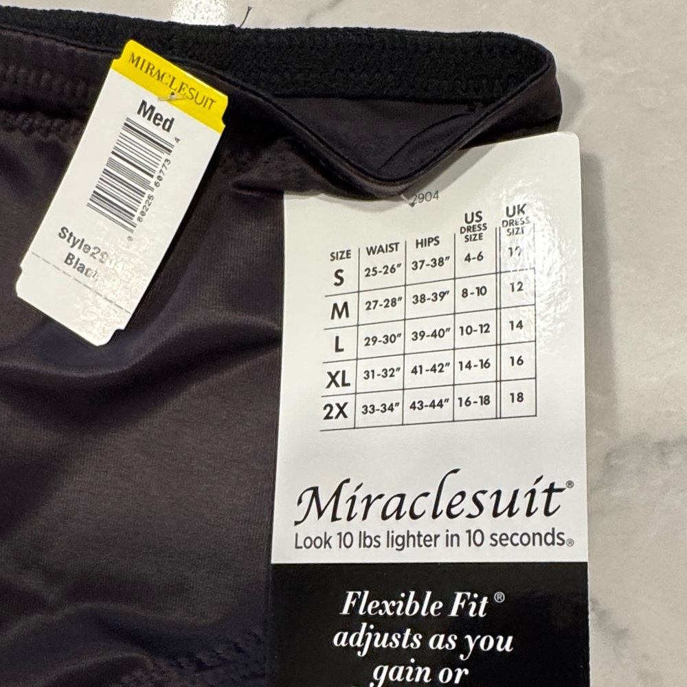 Miraclesuit Flexible Fit Waist Line Shapewear in Black - Picture 3 of 6